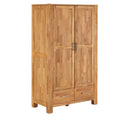 Moderne Holzschrank mit Doppeltüren und Schubladen – Langlebiges Design aus Eiche